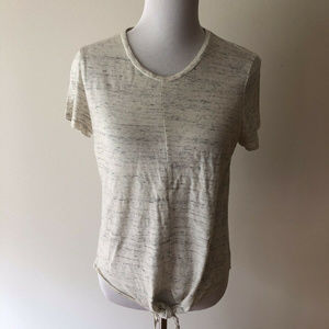 Madewell beige short sleeve top - womens small
